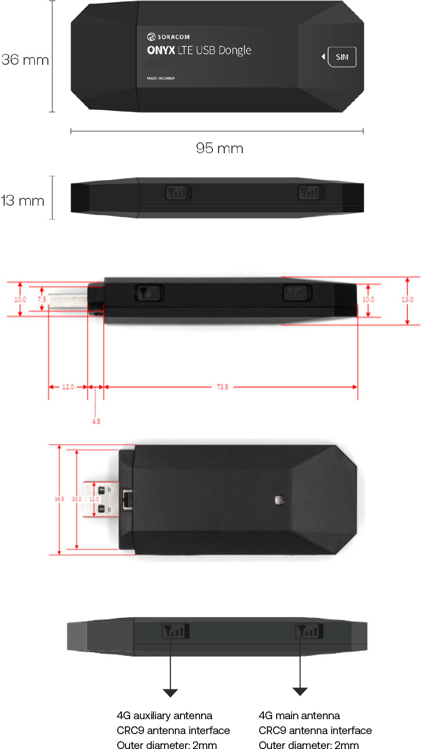 Soracom Onyx Technical Specifications