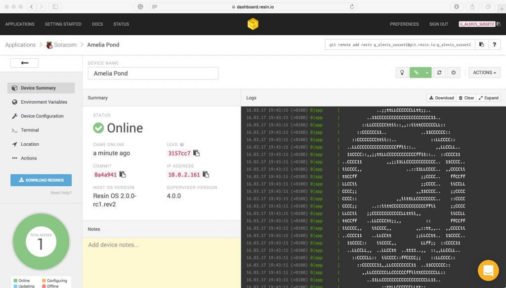 Raspberry Pi 3 running with Soracom Air