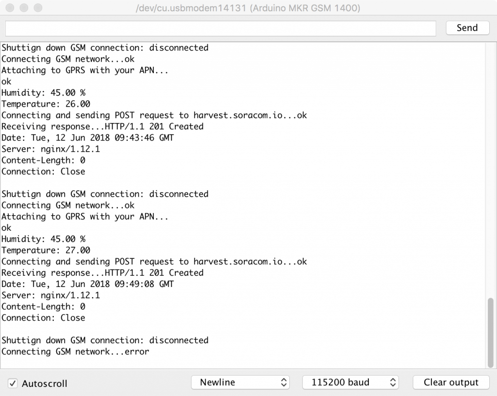 Arduino IDE Console