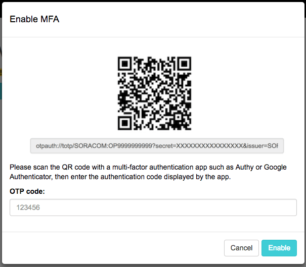 QR code that can be scanned