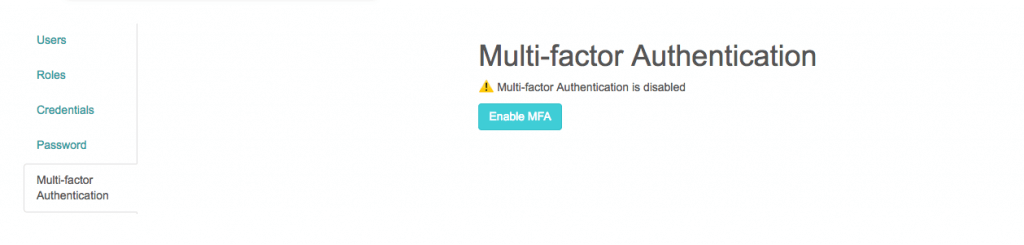 Multi-factor Authentication