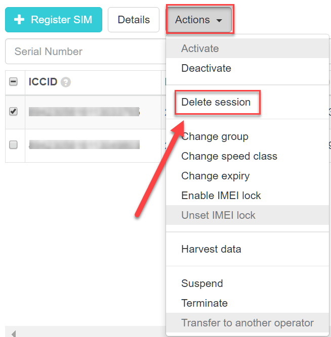 Disconnect sessions on the fly!