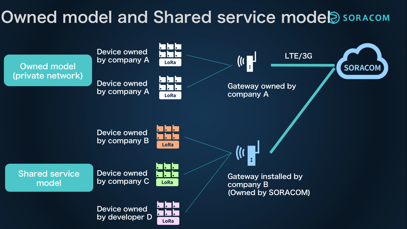 Owned model and Shared service model