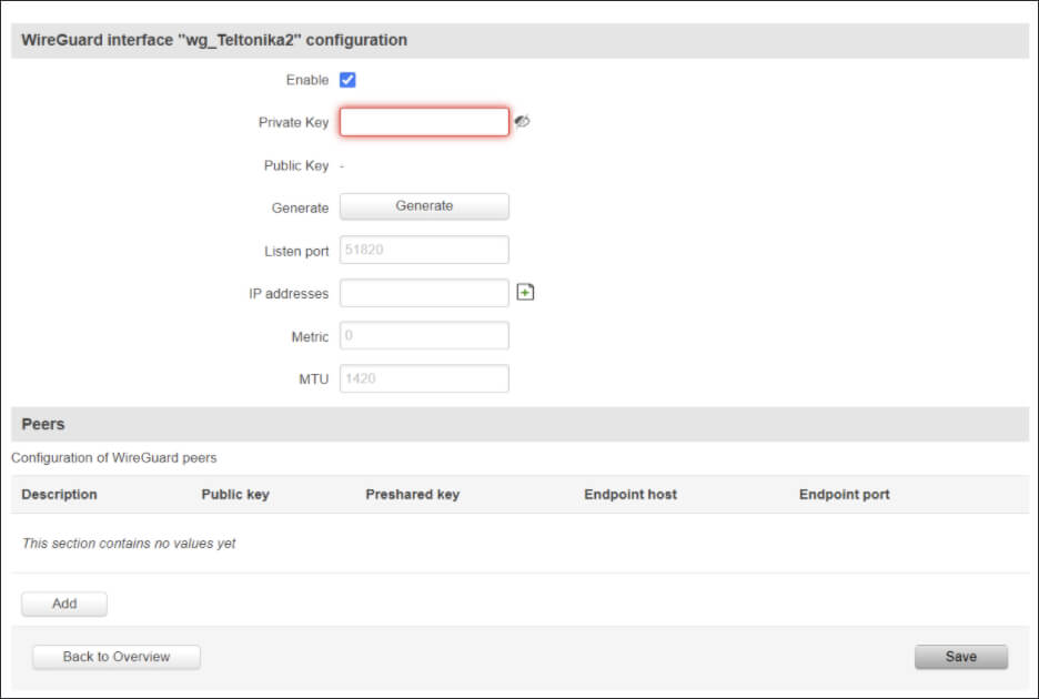 Soracom Arc screen shot, teltonika router walkthrough