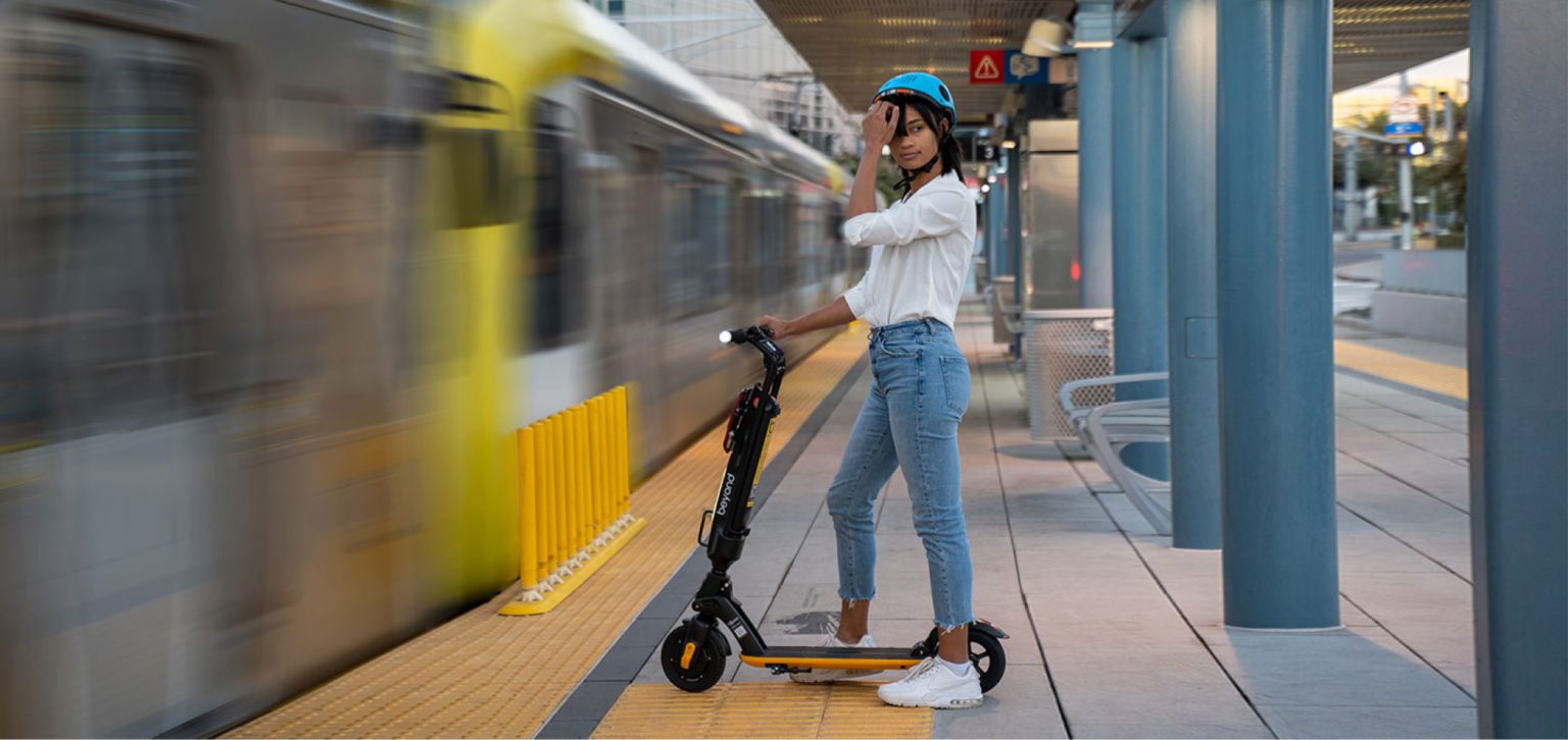 Beyond Scooters, Ride beyond, transit