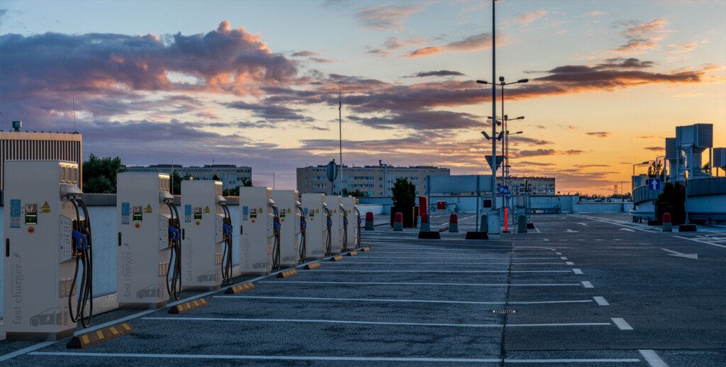 Charging stations, EVs, Infrastructure, Image by Adobe Stock