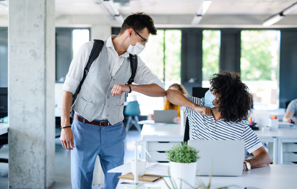 Social Distancing, Return to Office work, Image by Adobe Stock