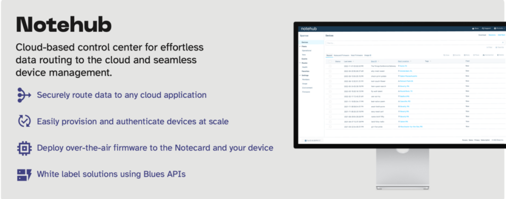 Blues Notecard IoT Starter Kit for Soracom
