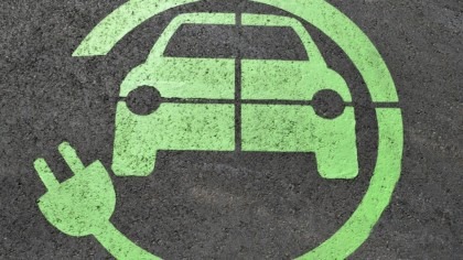 EV charging symbol