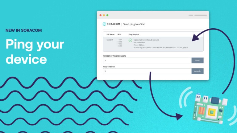 Ping With Soracom User Console