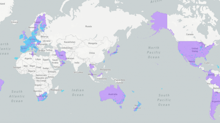 Sigfox Global coverage (April 2018)